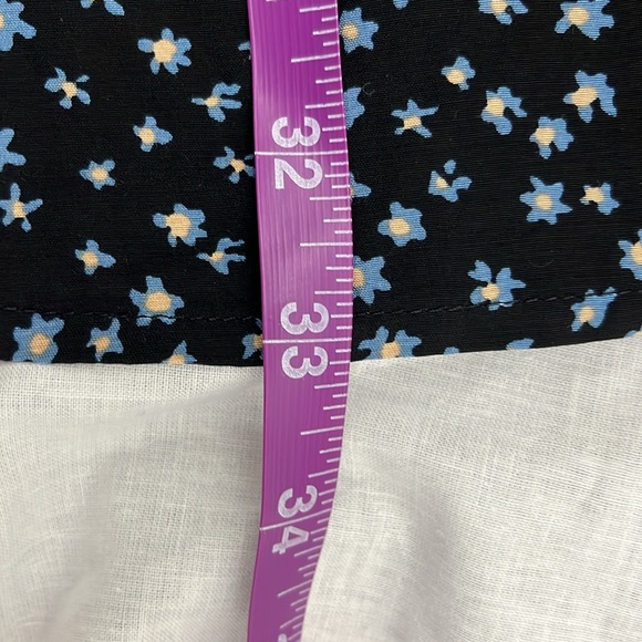 NWT Madewell Seamed Long-Sleeve Mini Dress in Ditsy Floral!!! - Picture 12 of 12